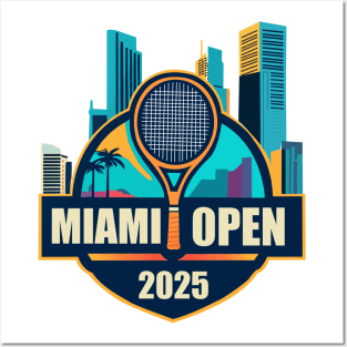Miami Open Tennis 2025 Posters and Art